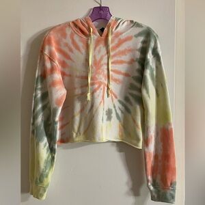 Wild Fable Tie-Dye Hoodie - Orange, Green, Yellow